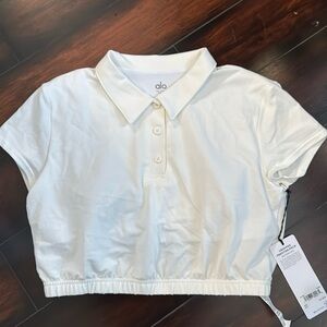 New Alo cropped polo